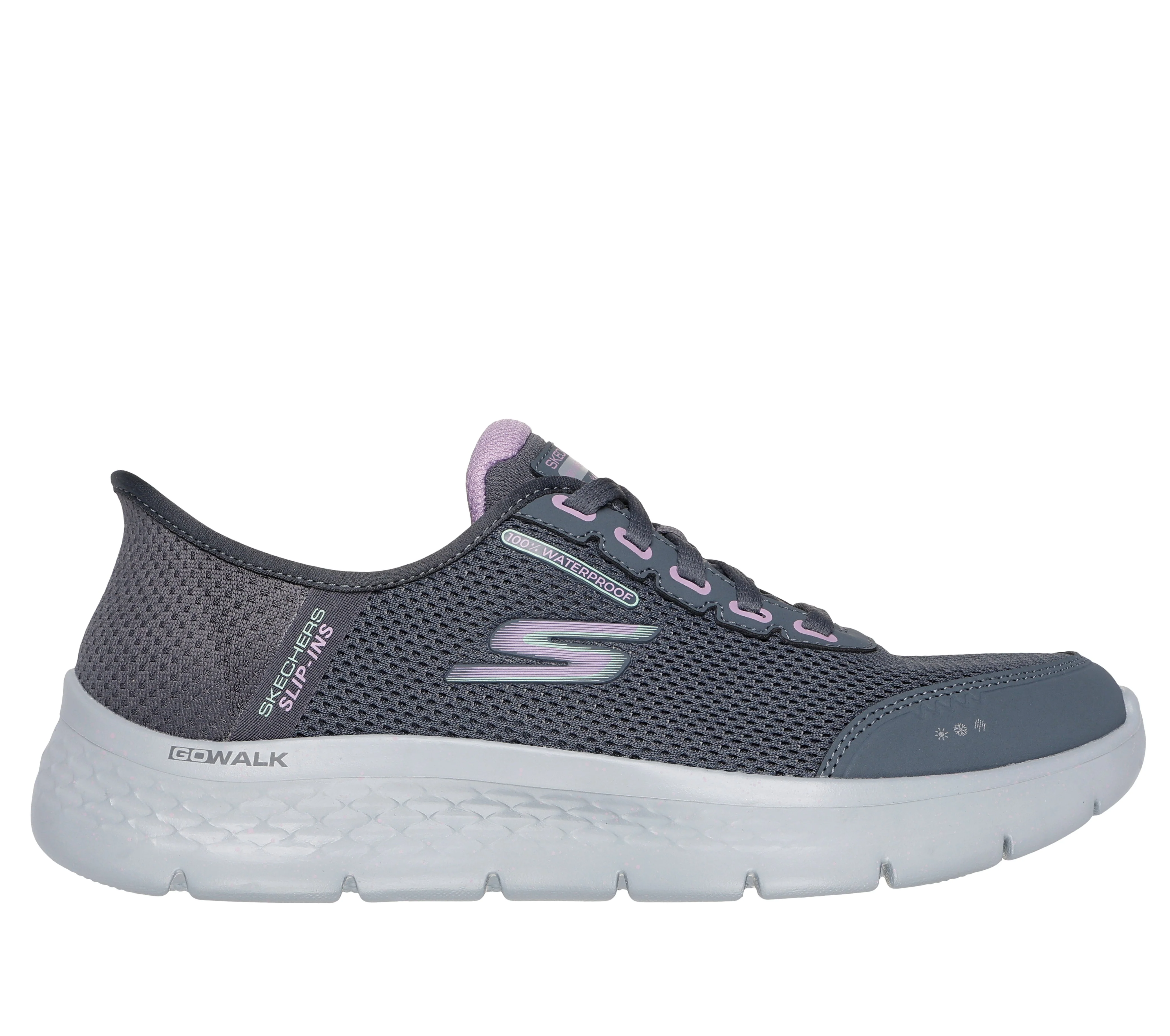 124846 - SKECHERS SLIP-INS WATERPROOF: GO WALK FLEX - CLEAR CREEK - Image 6