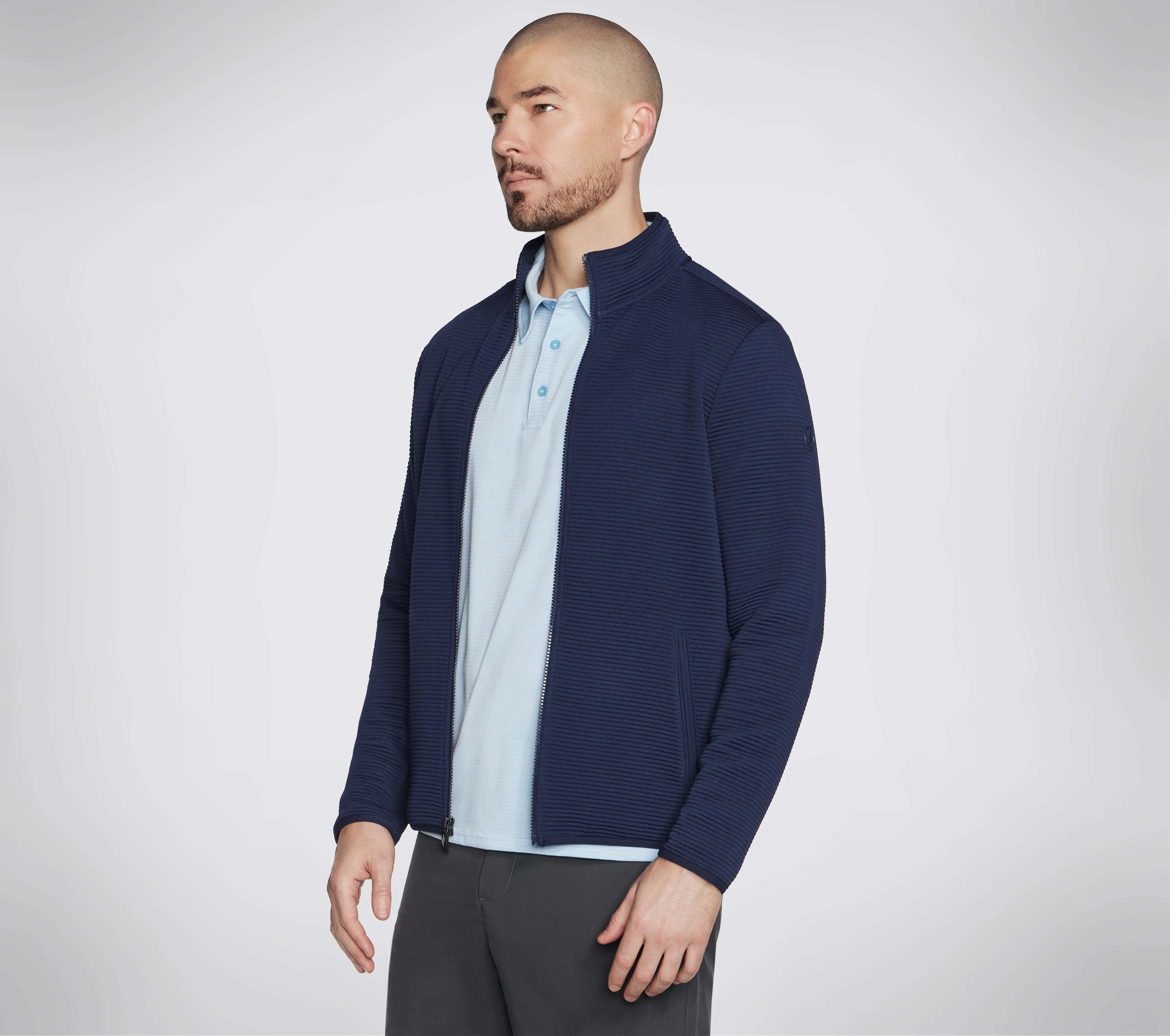 JA25 - THE HOODLESS HOODIE OTTOMAN JACKET - Image 3