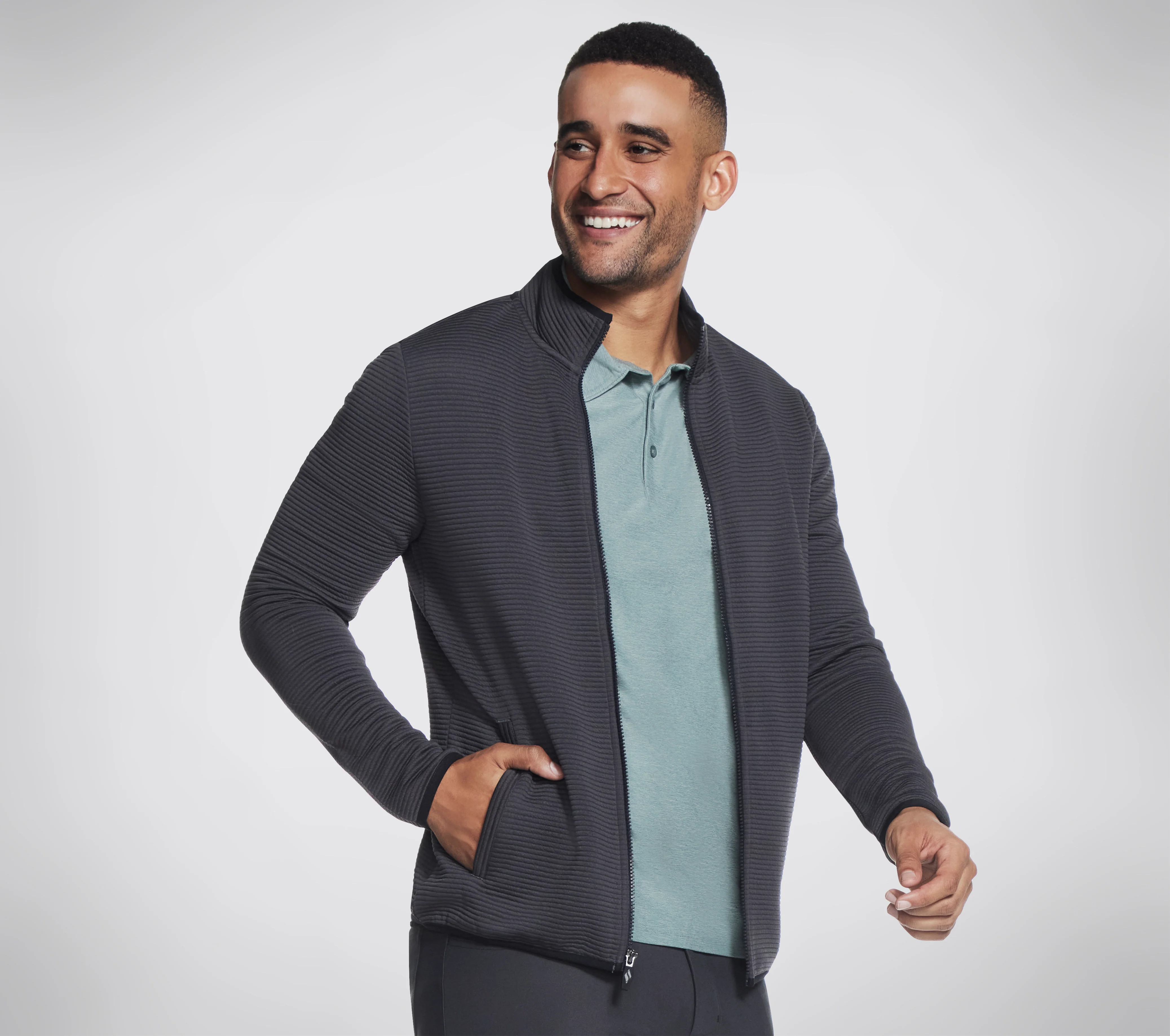 JA25 - THE HOODLESS HOODIE OTTOMAN JACKET - Image 6