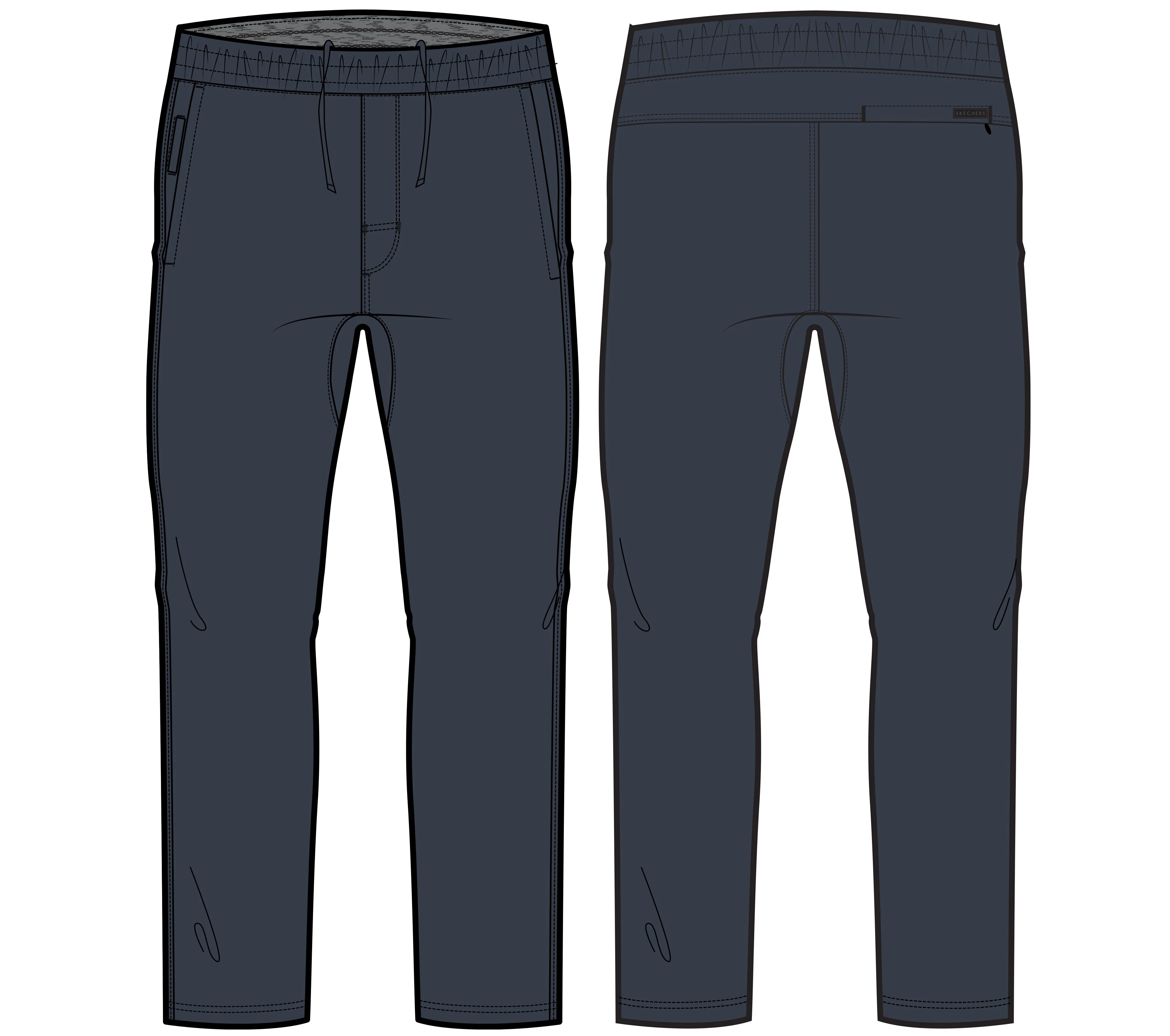 PT119 - SKECHERS SLIP-IN PANT DOWNTOWN CLASSIC - Image 7