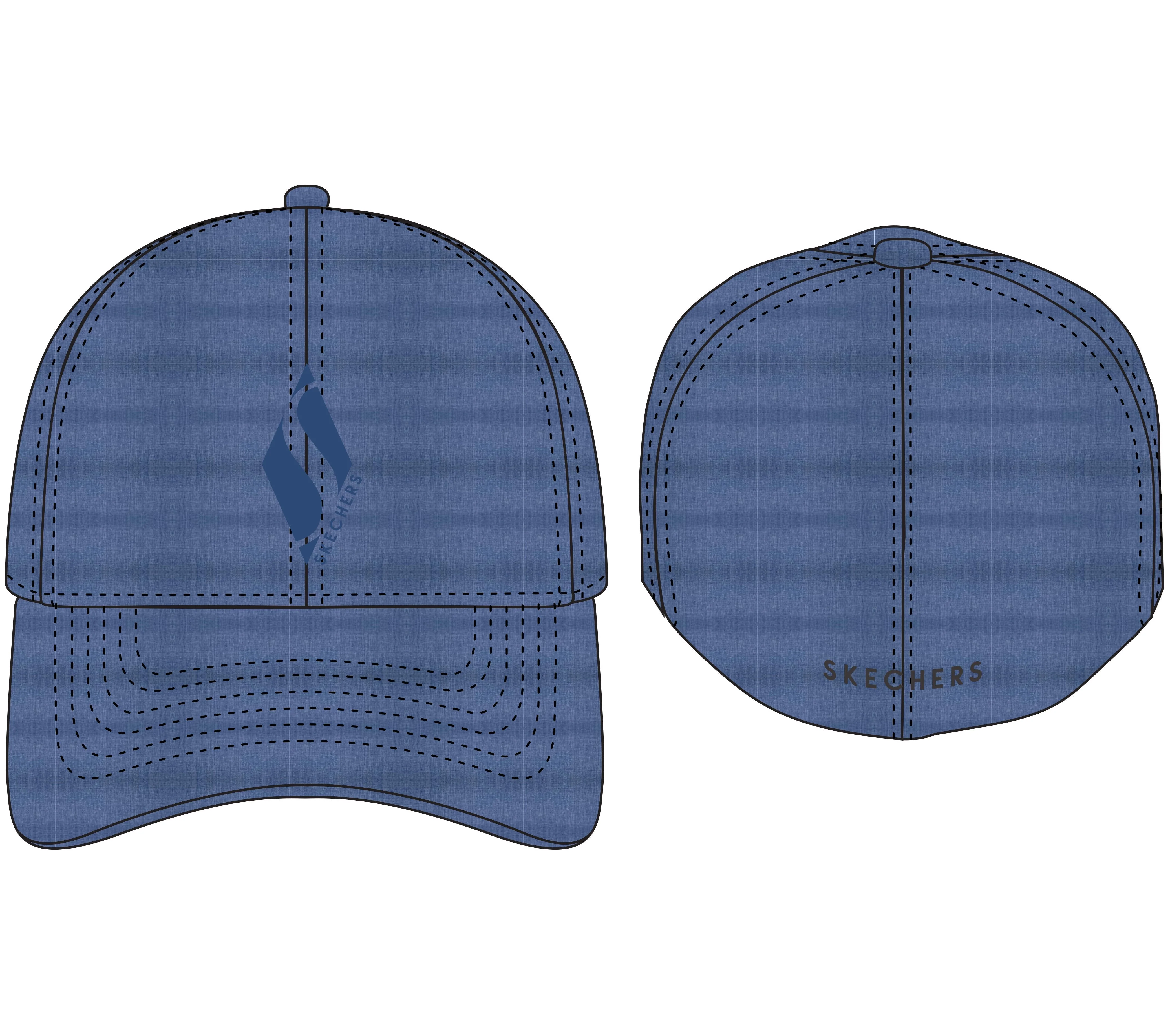 ZKCH3076 - SKECHERS ACCESSORIES - DIAMOND S HAT - Image 5